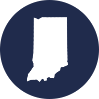 Indiana state outline icon